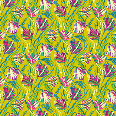 Sally Kelly Botanica - Tulips in chartreuse