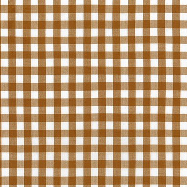 Kitchen Window Woven - 1/2 inch gingham in Roasted Pecan