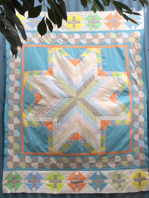 The Great Pixie QAL - the shoo-fly border and a new baby quilt version