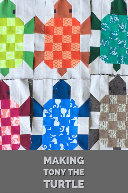 Making Elizabeth Hartman's Tony the Turtle blocks
