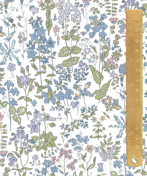 Liberty Tana Lawn - Classic Capsule 2025 Metallic - Field Flowers