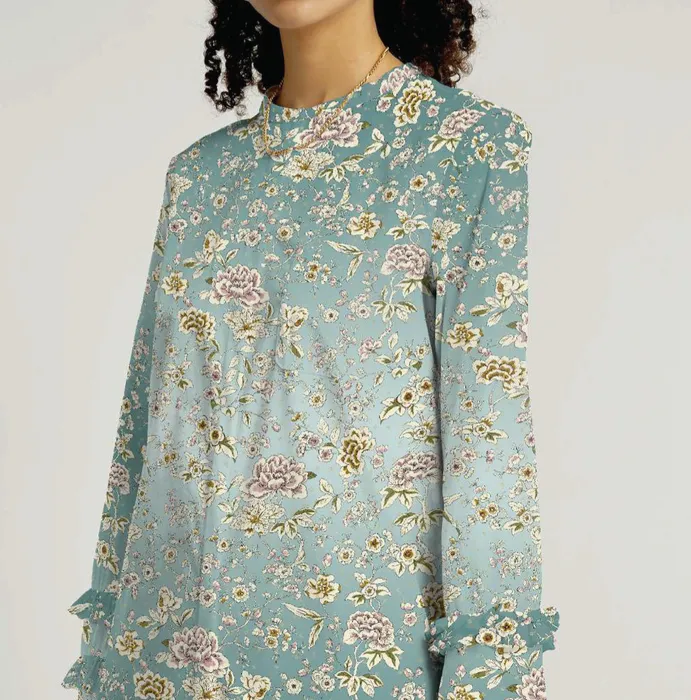 Liberty Tana Lawn - Classic Capsule 2025 Metallic - Ceremony Blooms
