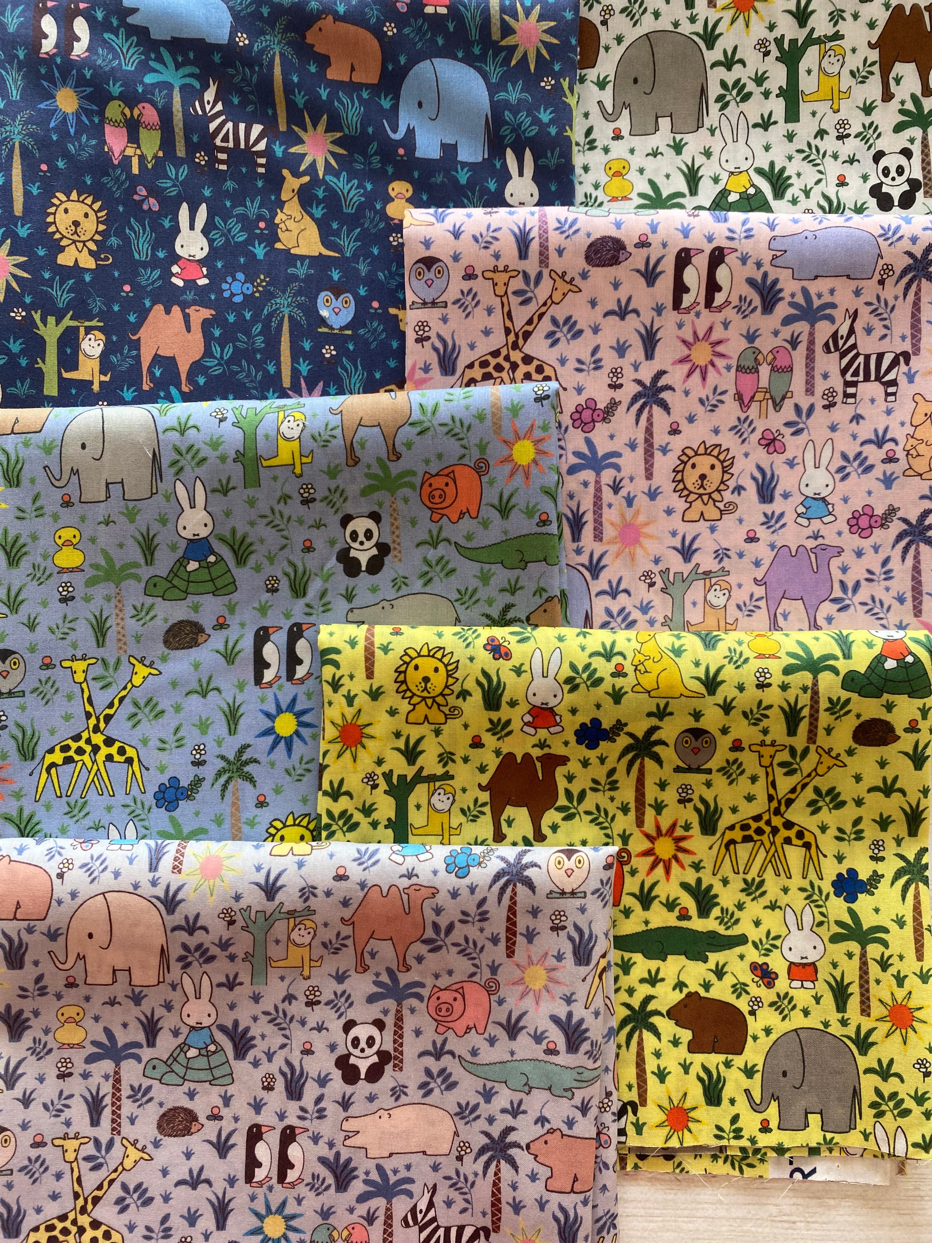 Liberty Miffy Zoology fat 1/8 bundle