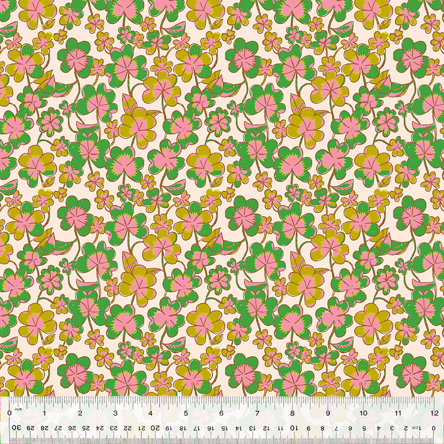 Heather Ross Forestburgh - Clover in blush