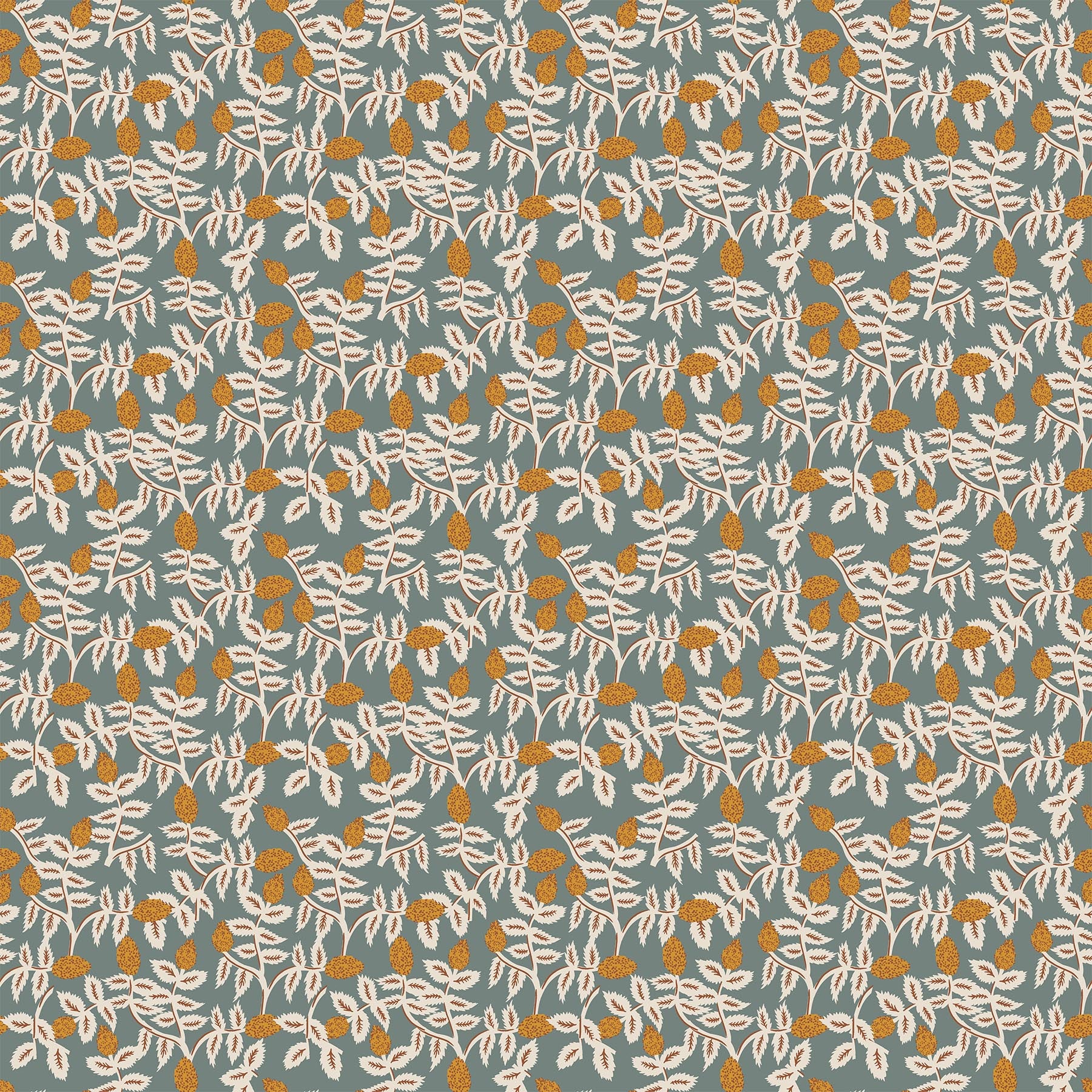 Figo Fabrics - Wild Cottage - Trellis in blue