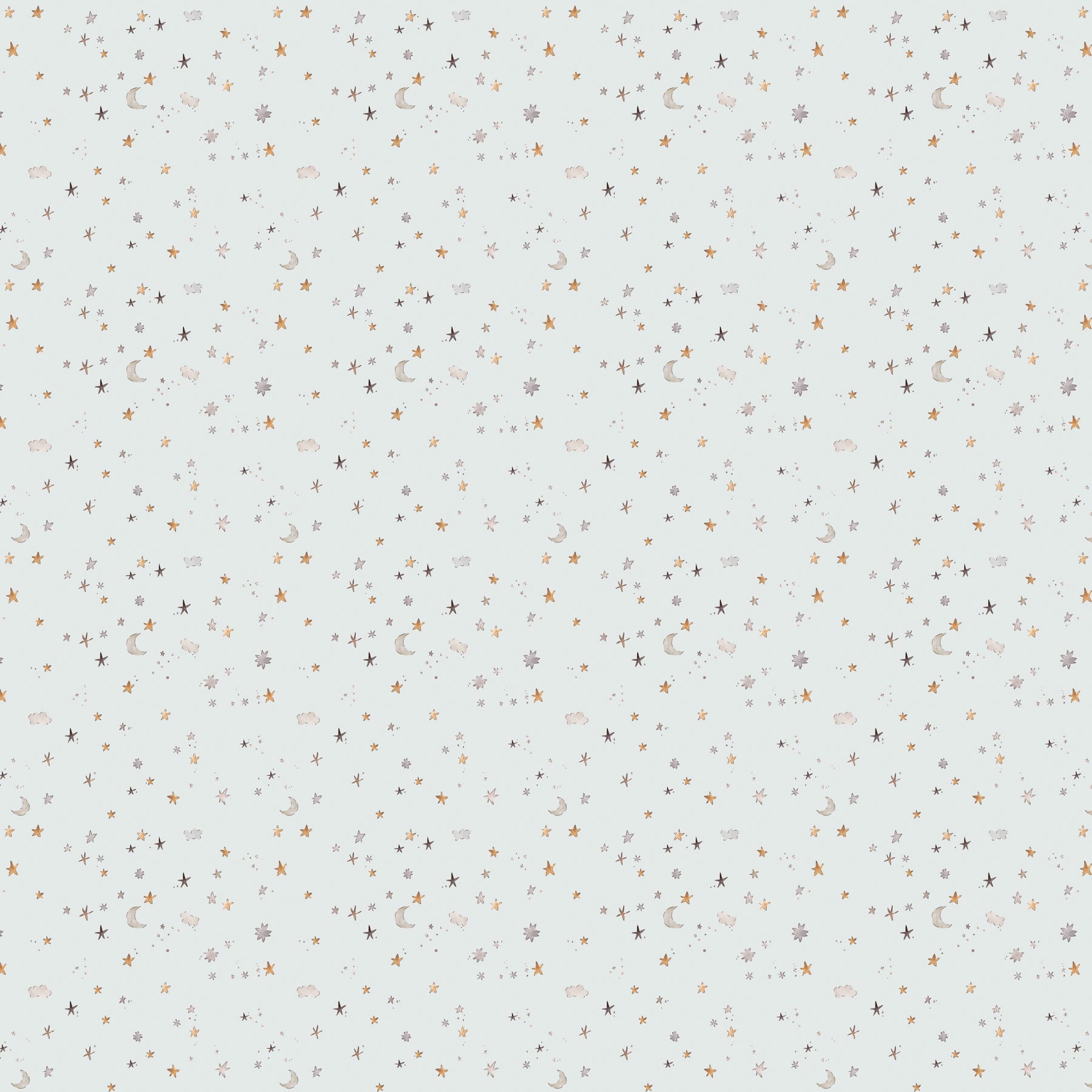 Figo Fabrics - Cotton-tale - Stars on grey