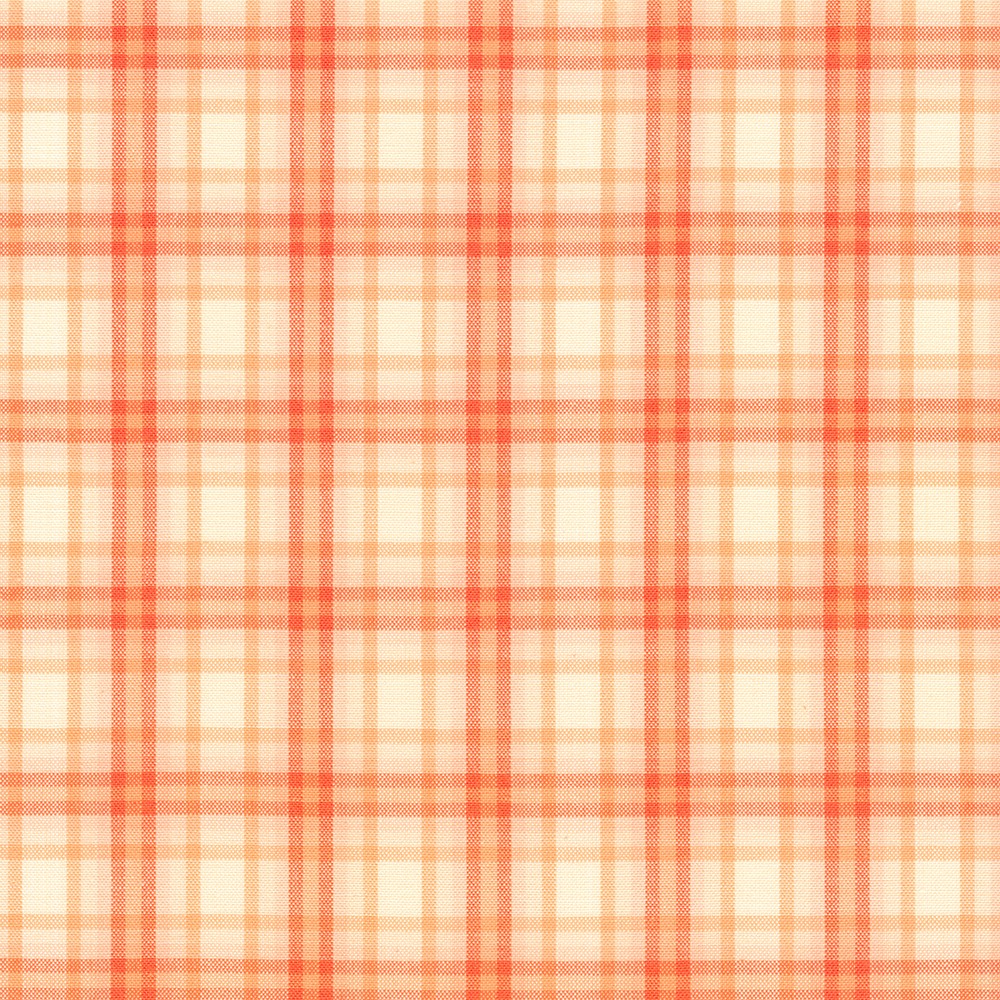 Kitchen Window Wovens - Elizabeth Hartman - Windowpane plaid in Lt Parfait