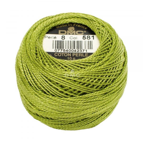 DMC Perle 8 thread - 581 - Chartreuse