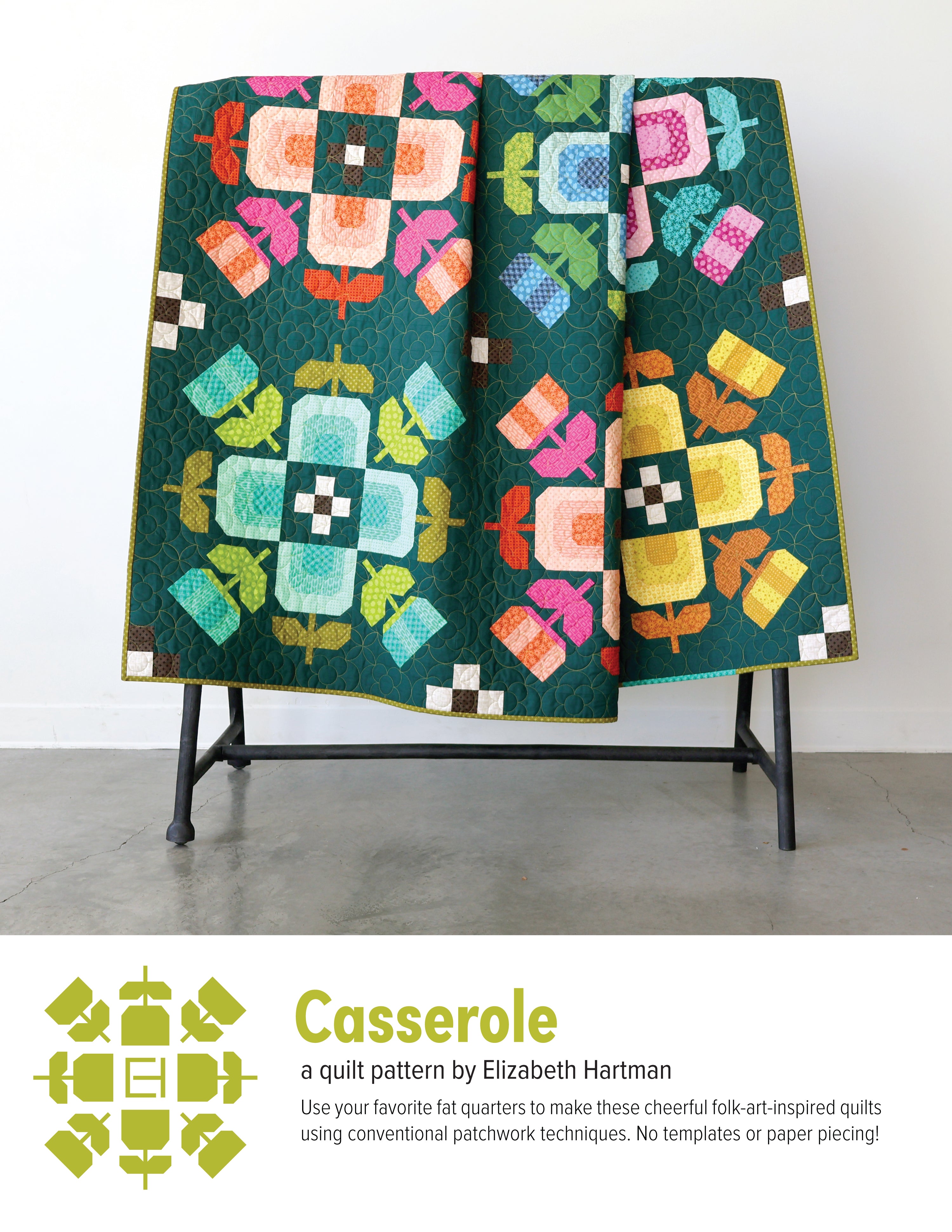 Elizabeth Hartman Casserole Quilt Pattern