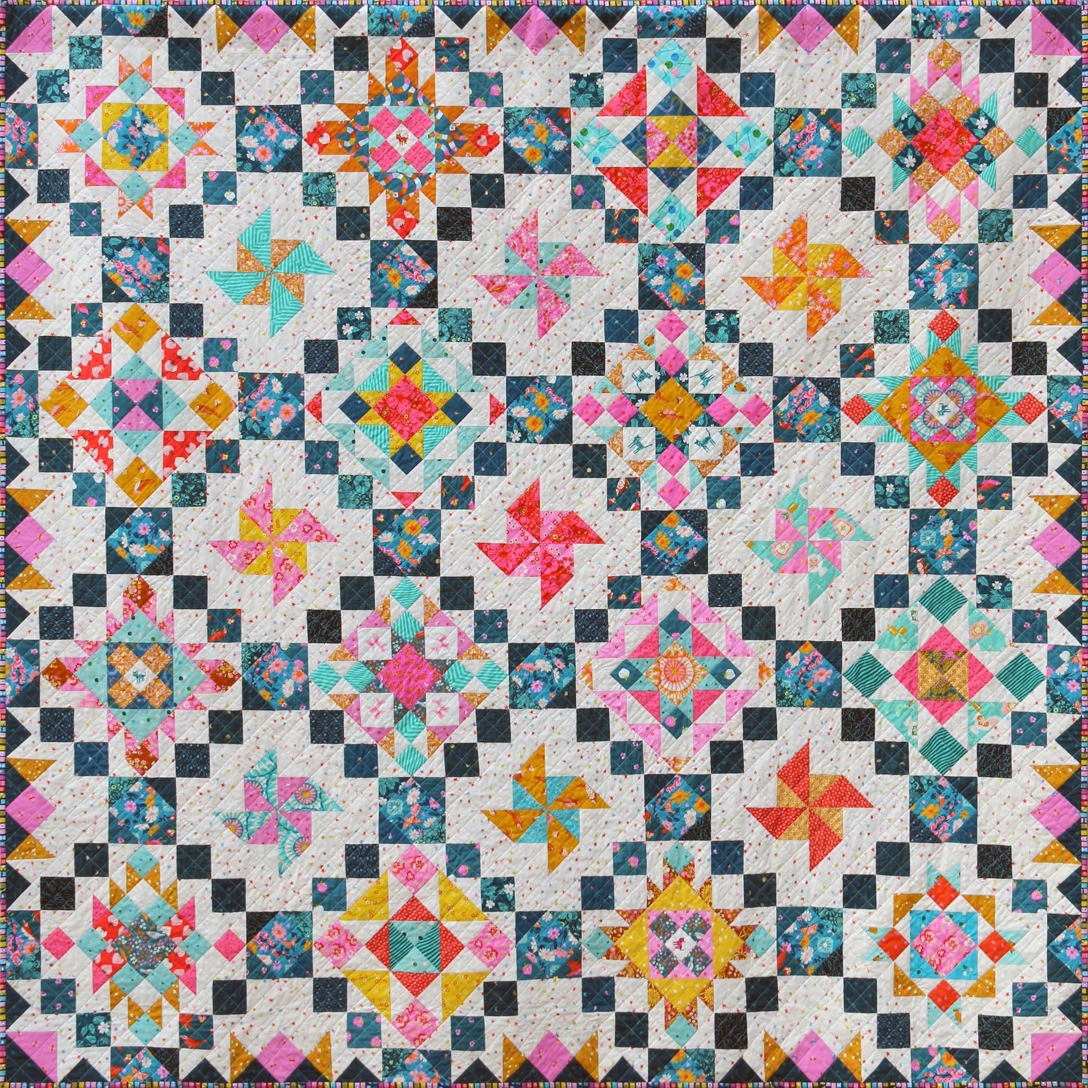 Southern Skies BOM Sashing Starter Pack - teal 2