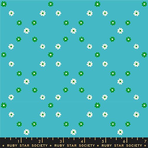 Ruby Star Society Best Day Ever - Daisy Chain - Dark Turquoise