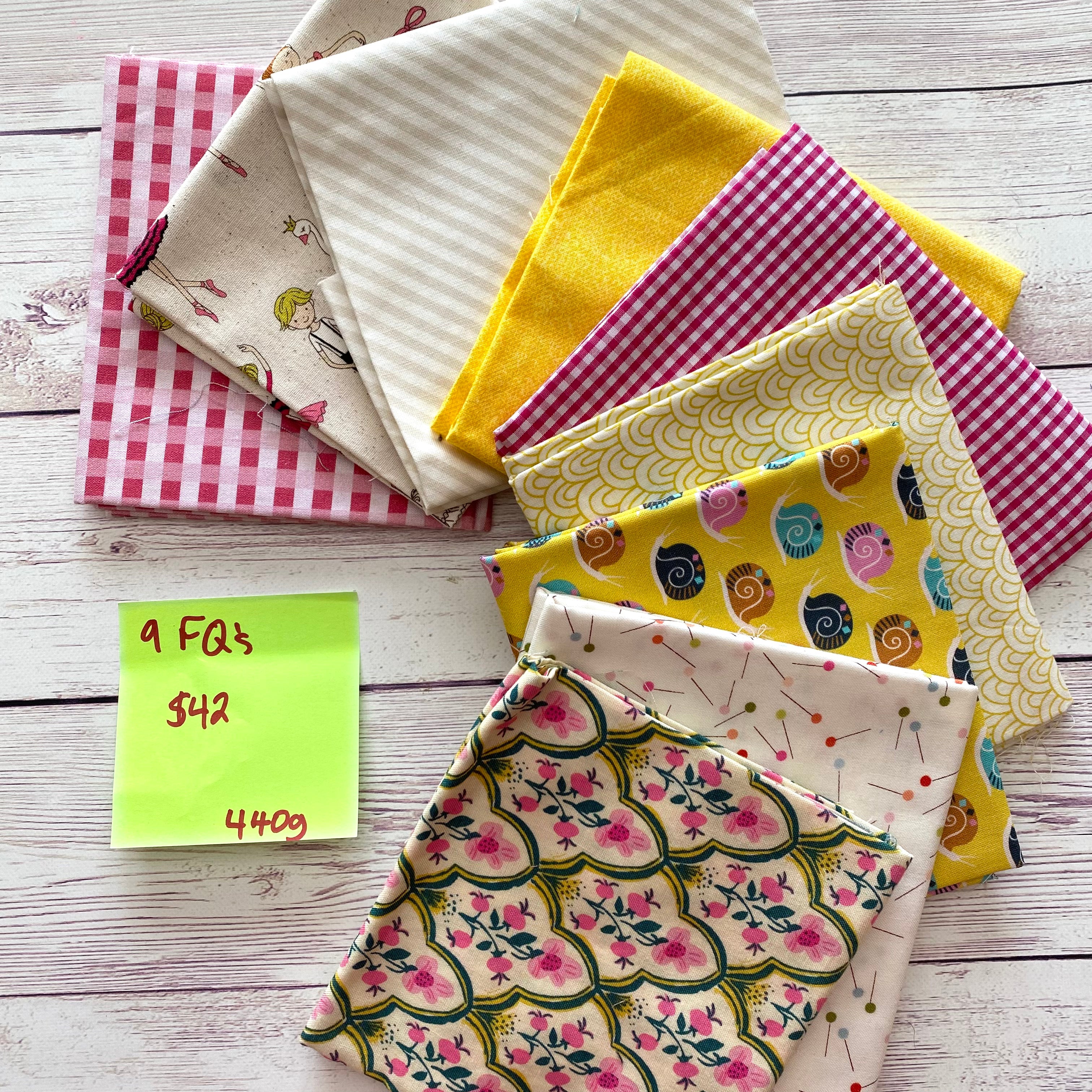 Scrap Bundle - in pink & yellow