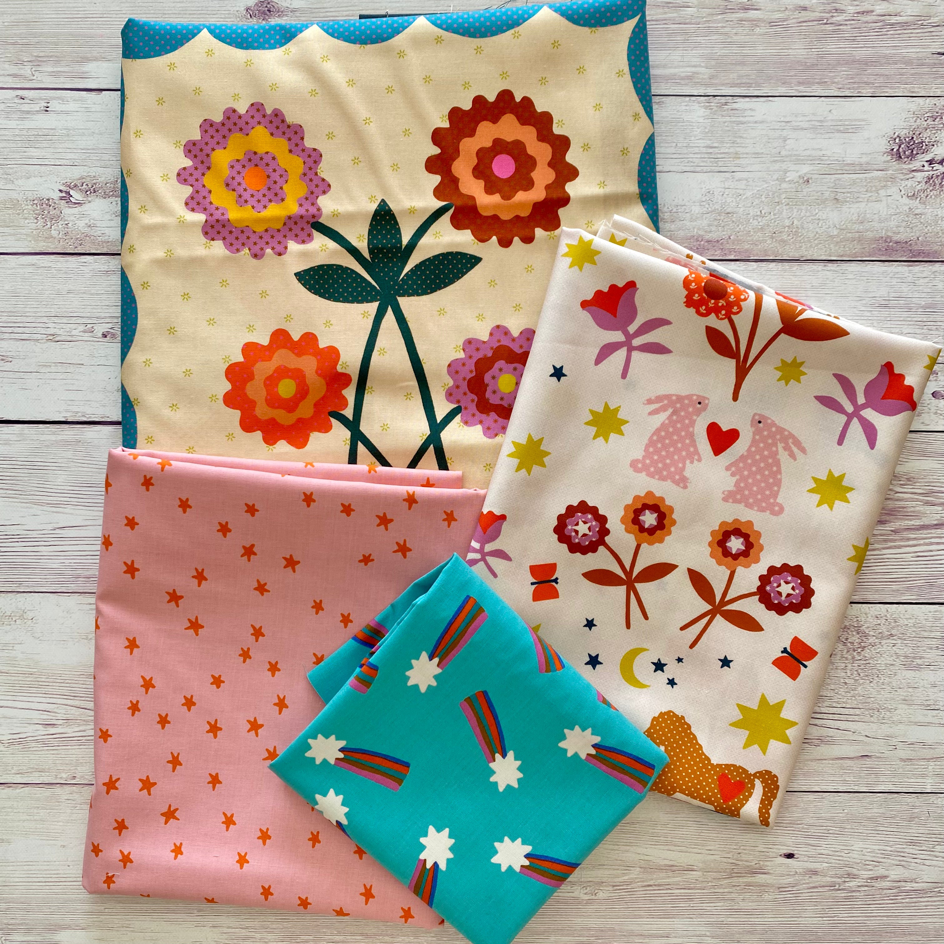 Mystic Fable Throw Quilt Kit with Starry