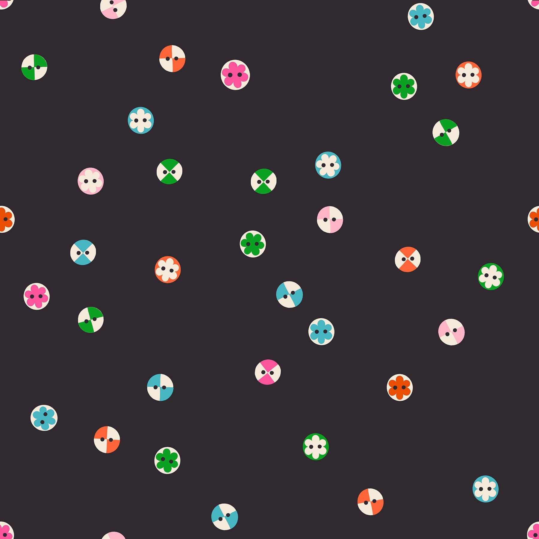 1-800-Notion - Buttons - Soft Black
