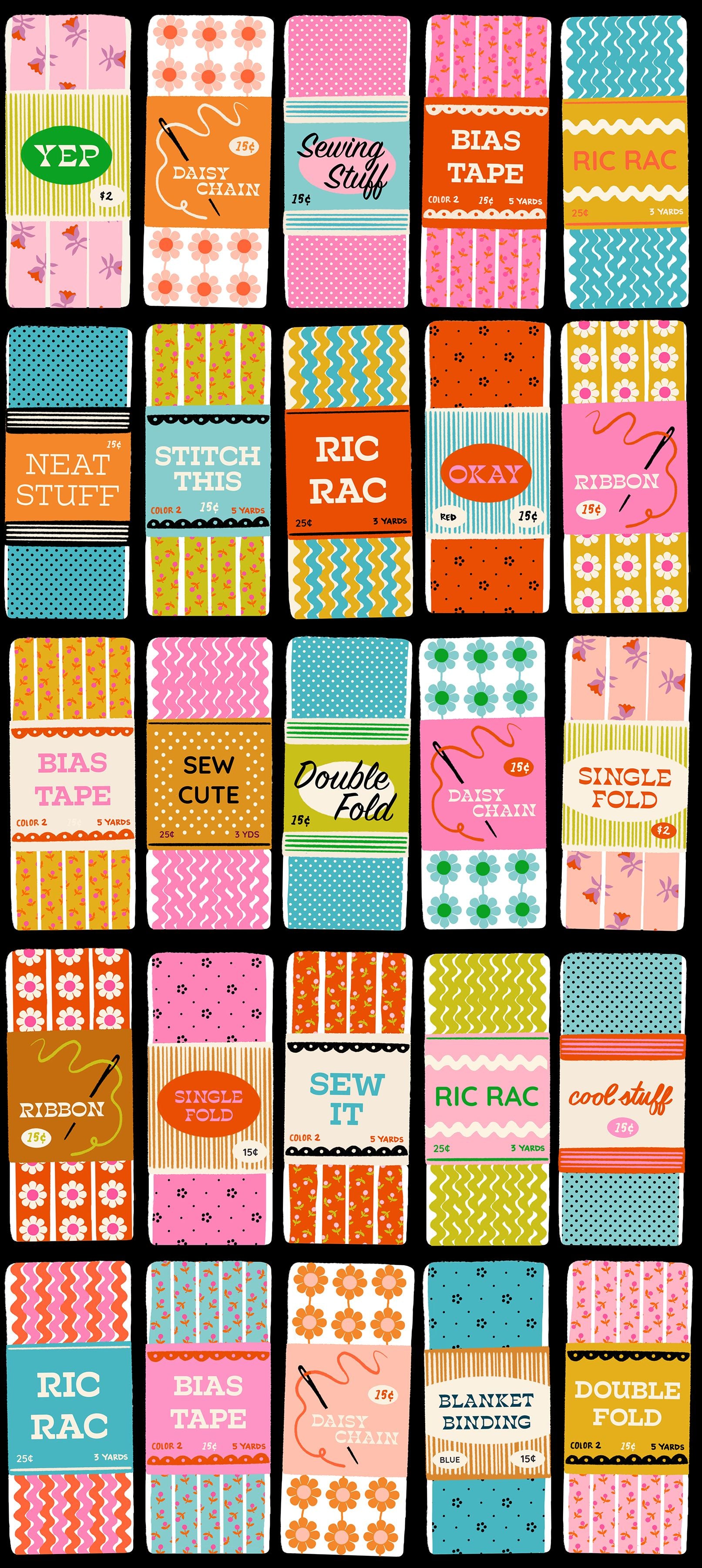 1-800-Notion - Sew Cute - Soft Black