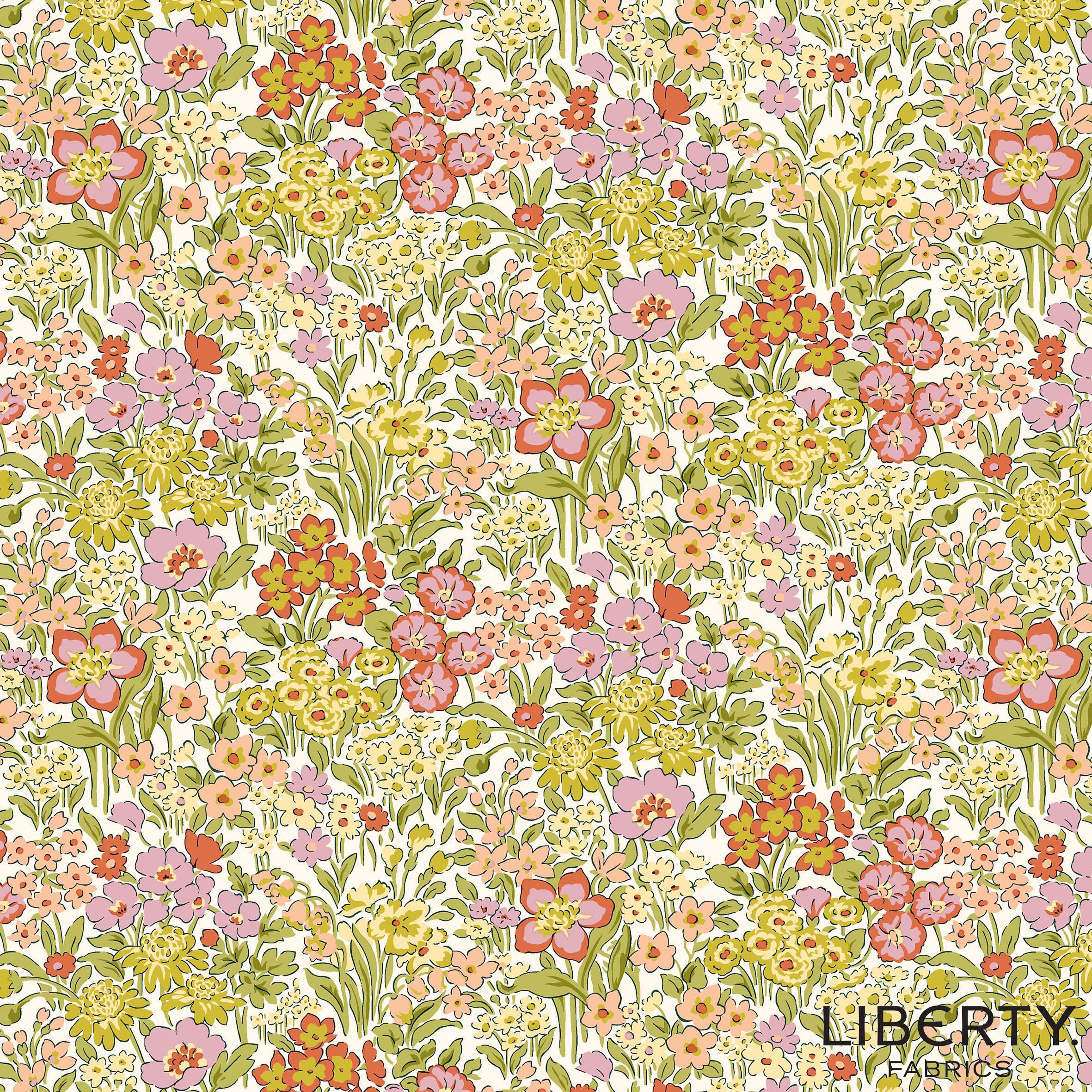 Liberty - Garden Party  Blooming Flower Bed in yellow