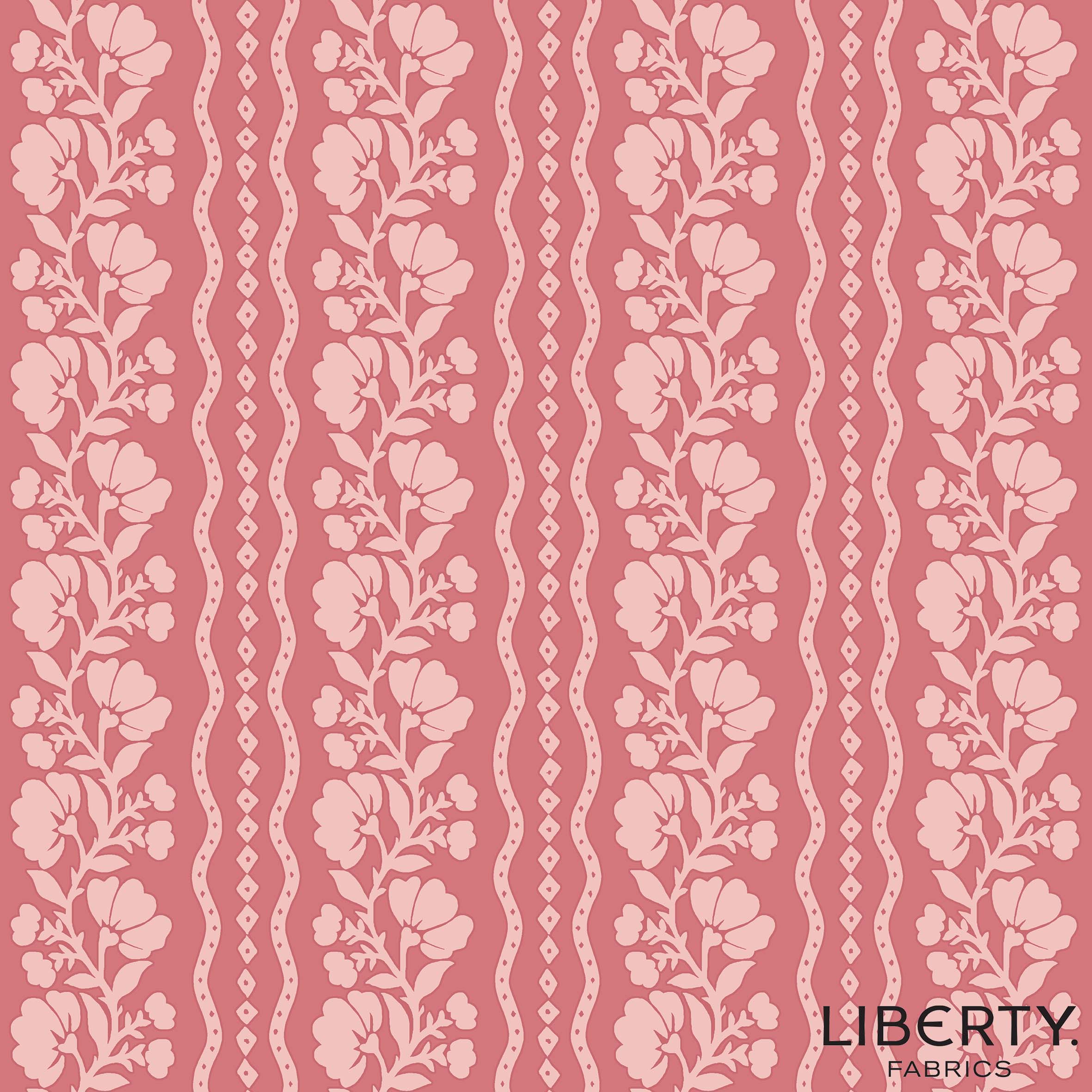 Liberty - Garden Party - Jasmine Path in pink