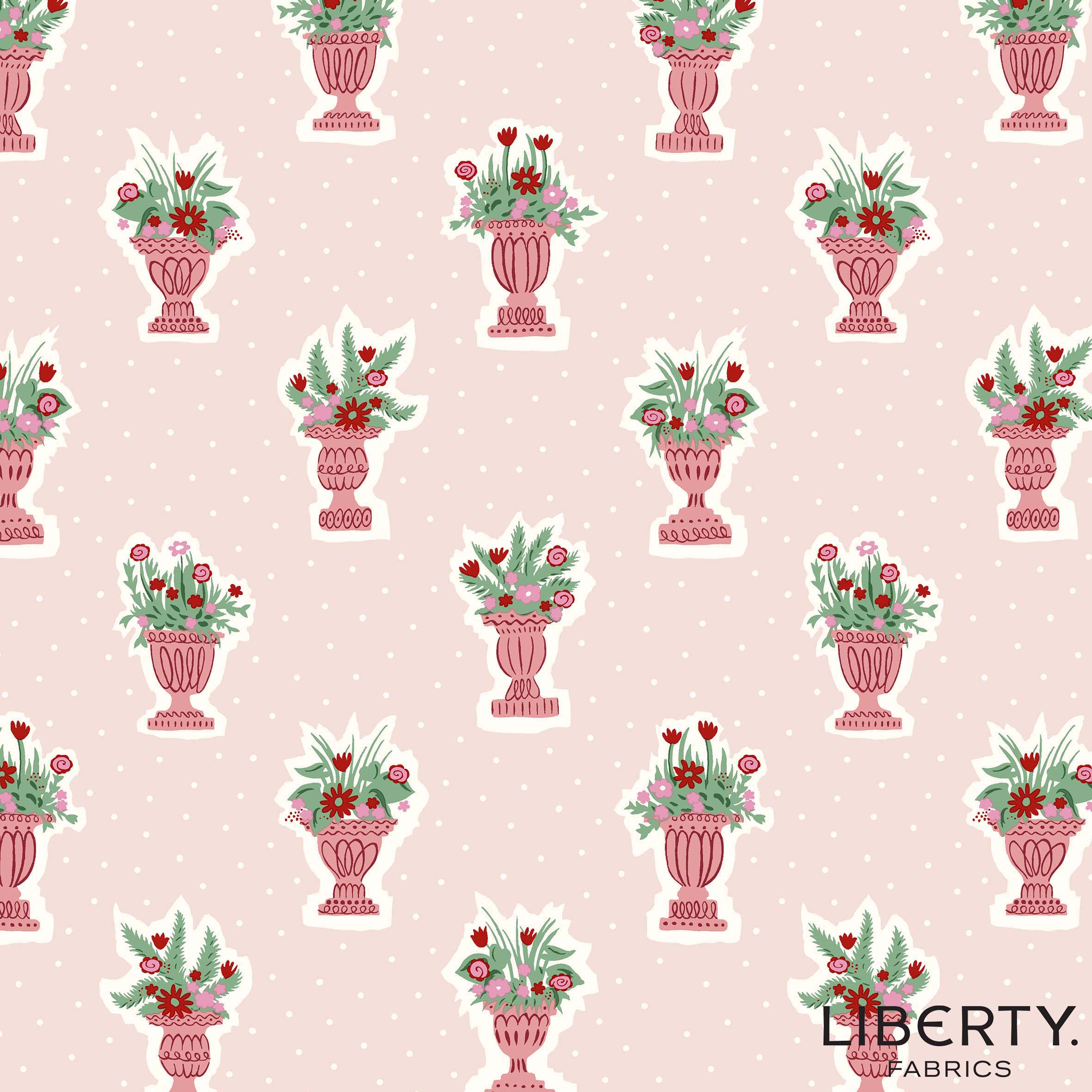 Liberty - Garden Party - Jardiniere Spot in pink