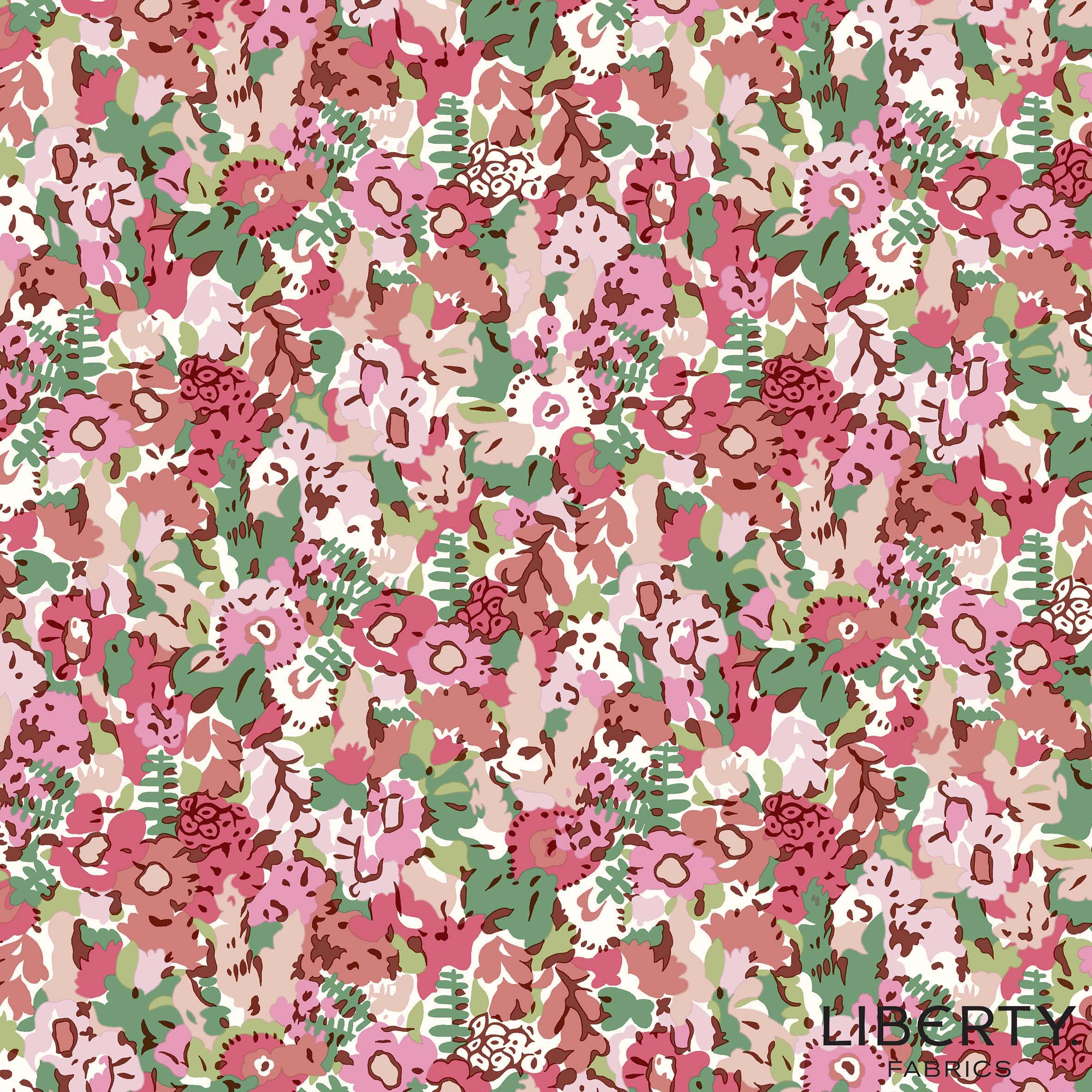 Liberty - Garden Party - Meadow Haze in pink