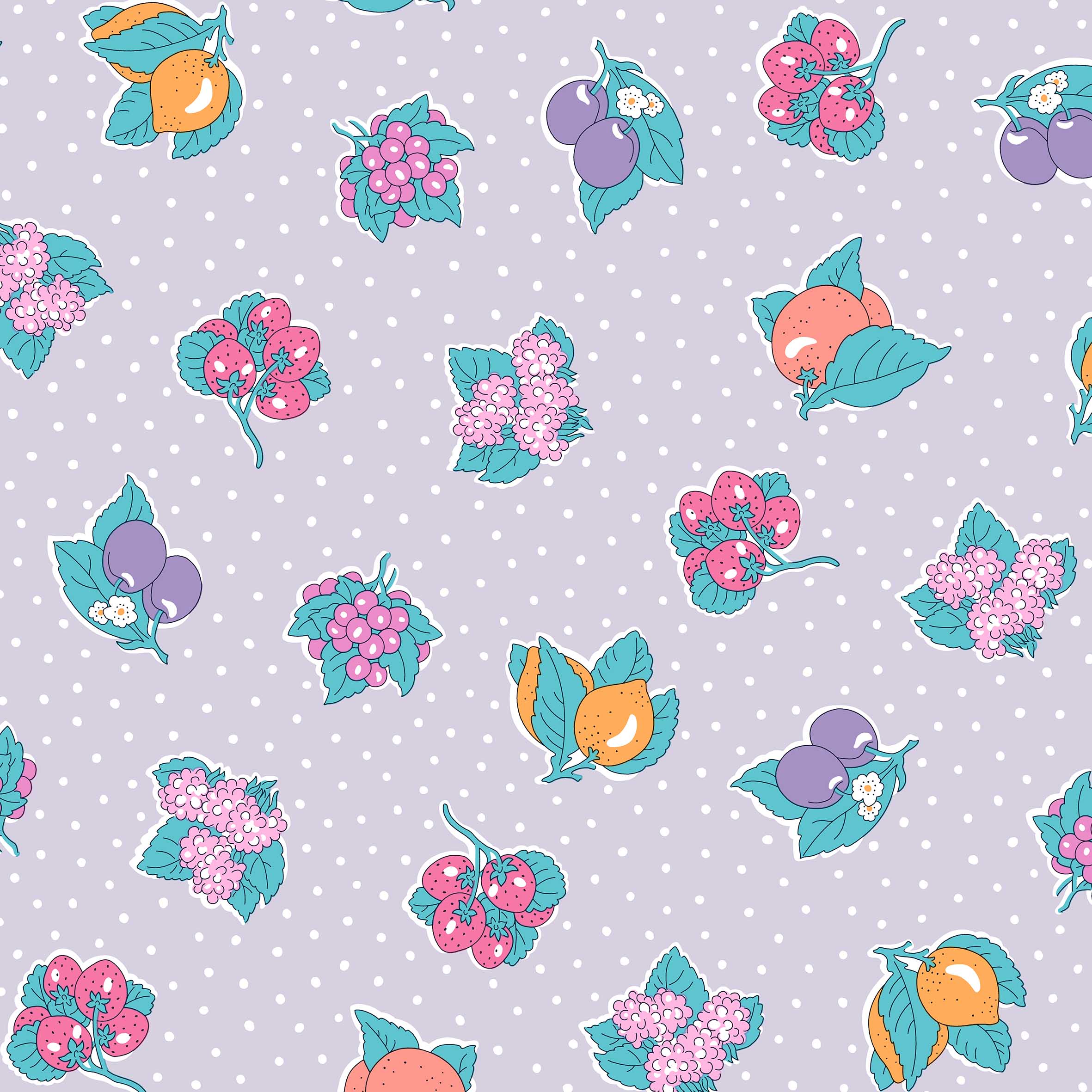 Liberty Gifts From The Garden - Polka Dot Fruit D