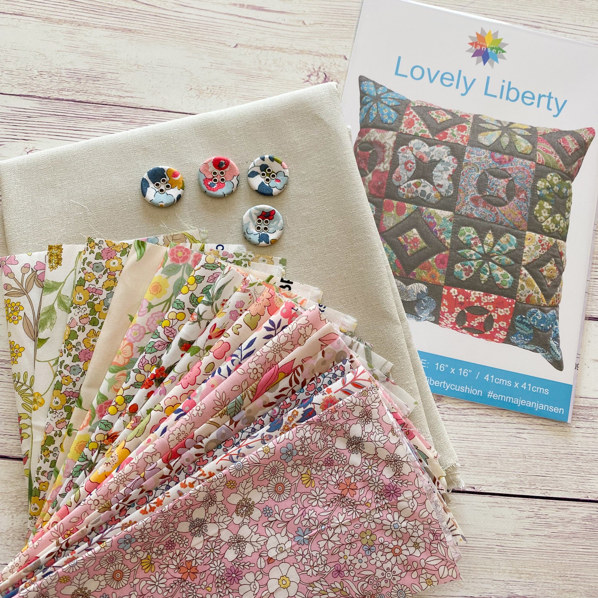 Emma Jean Janson -Lovely Liberty cushion kit