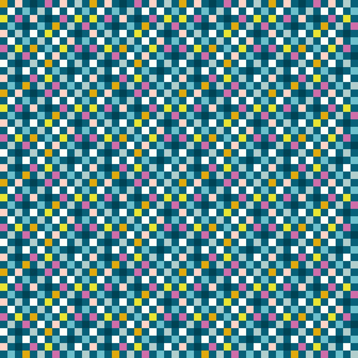 Washi Plus - Checkmate - Teal