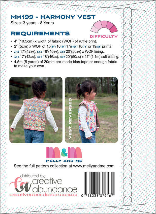 Melly & Me Harmony Vest - Girls