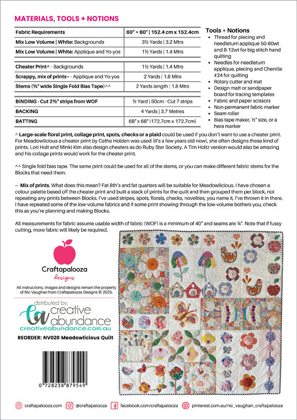 Craftapalooza Meadowlicious