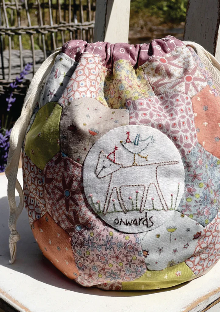 Onwards Drawstring Bag pattern