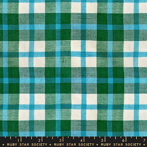 Mystic Fable - Warp & Weft - Juliet Plaid - Jade