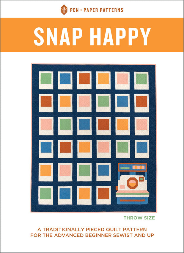 Pen + Paper Patterns - Snap Happy Quilt Pattern