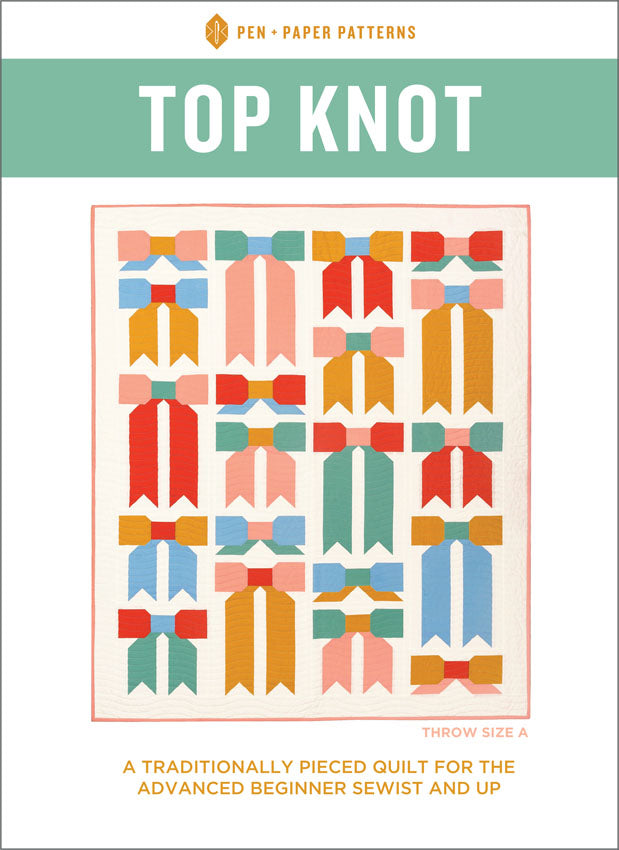 Pen + Paper Patterns - Top Knot Quilt Pattern
