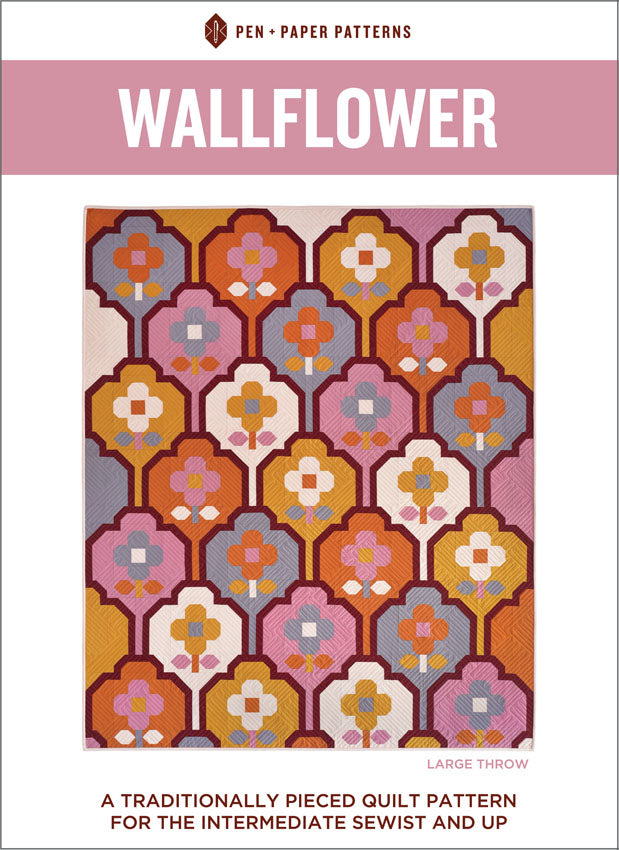 Pen + Paper Patterns - Wallflower Quilt kit