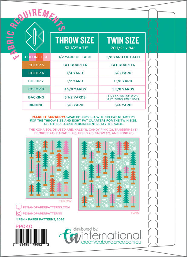 Pen + Paper Patterns - All Spruced Up quilt pattern