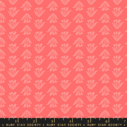 Jen Hewett - Endpaper - Crocus in strawberry