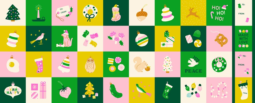 Merry Happy - Merry Happy Panel - Verdant