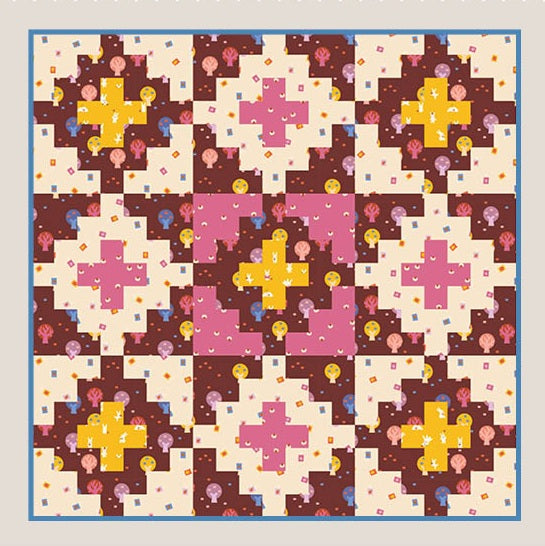 Star Tapestry Throw Quilt - fabric kit