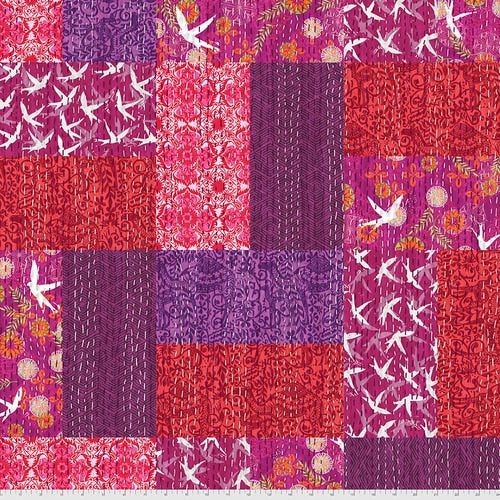 Valorie Wells - Kantha Cloth - Garden