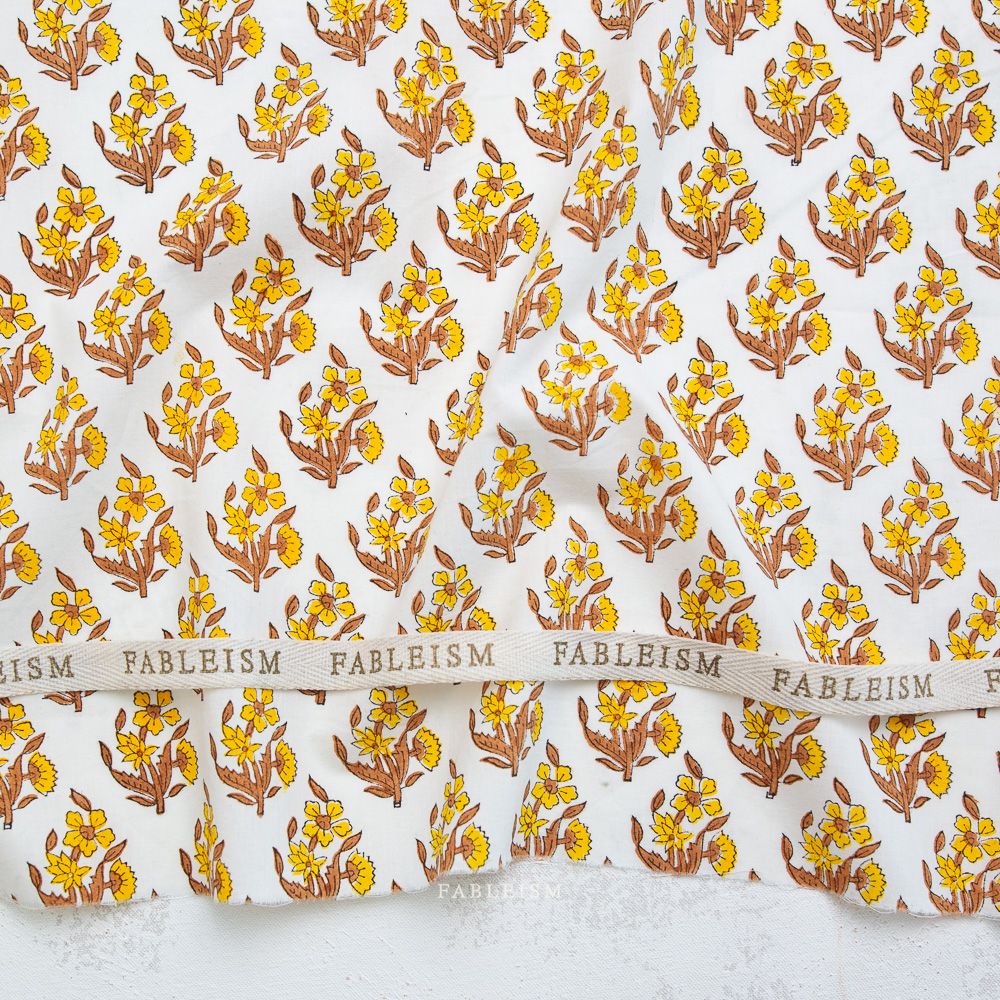 Fableism Indian Block Prints: Cottage - Summer Weekend Floral