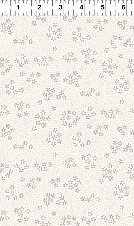 Shhh - Scattered Floral - Taupe