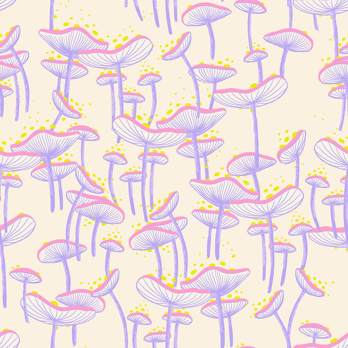 Glow Garden - Mushrooms - Natural