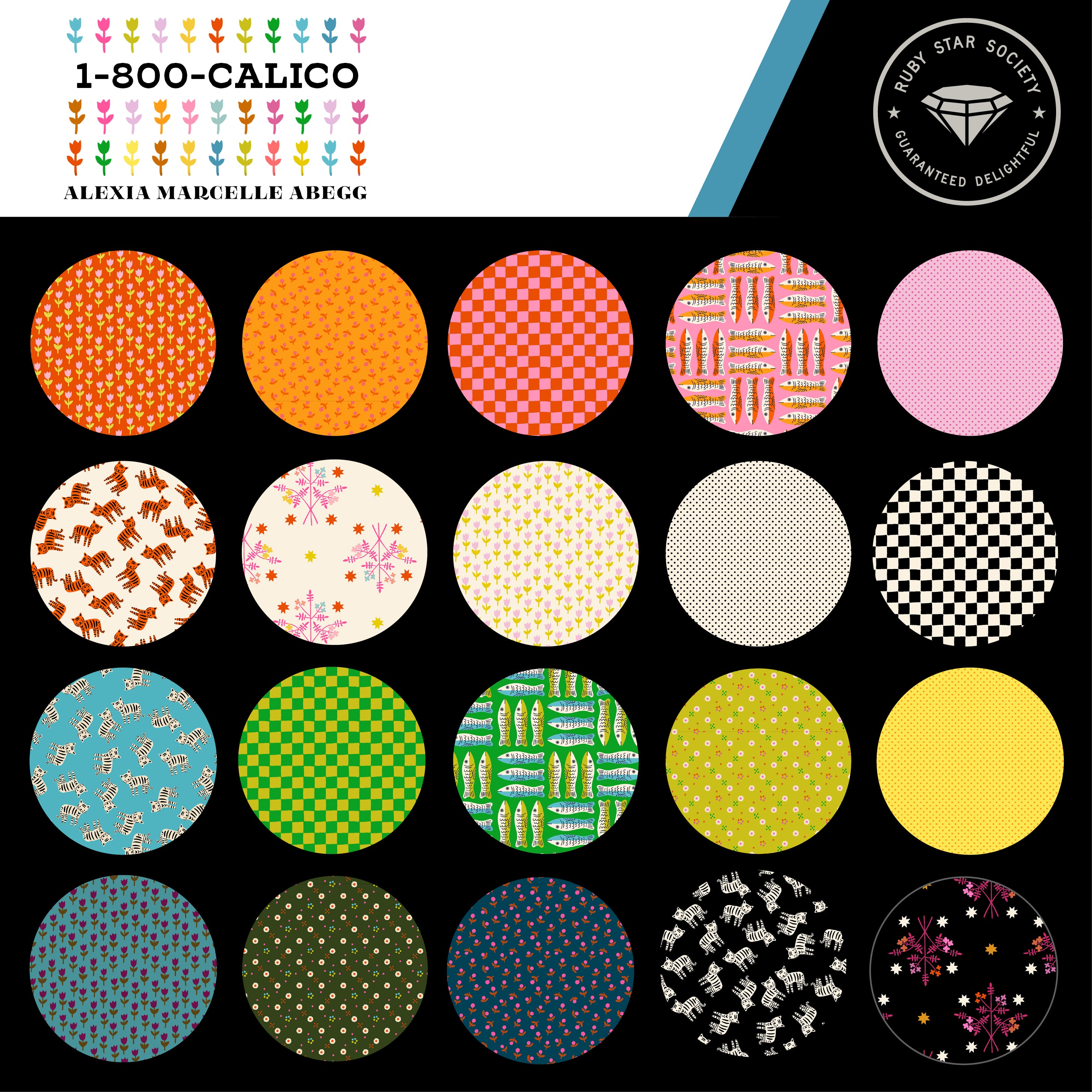 Ruby Star Society Fabric Club - Round 17