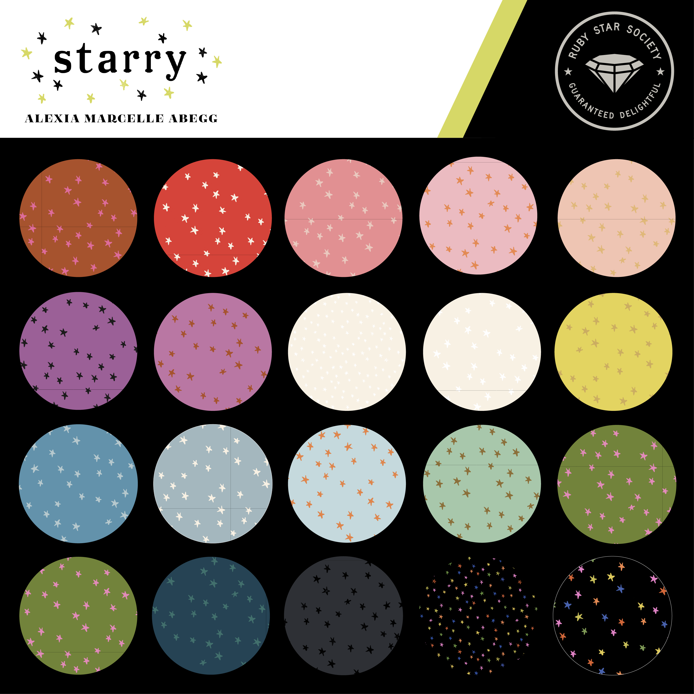 Ruby Star Society Starry jelly roll - new colours