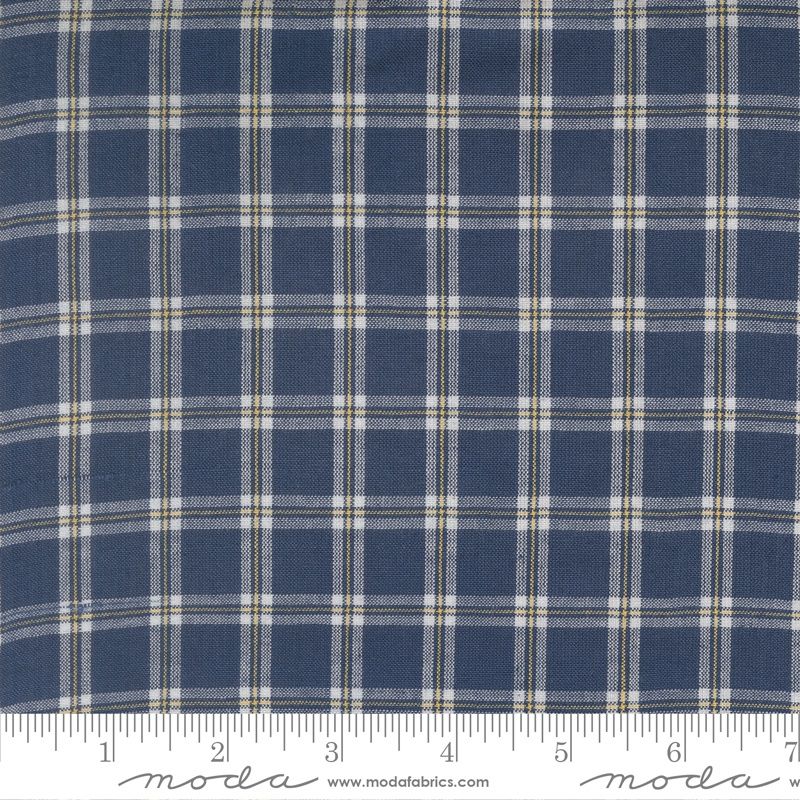 Summer Solstice Wovens - Nautical Blue open plaid
