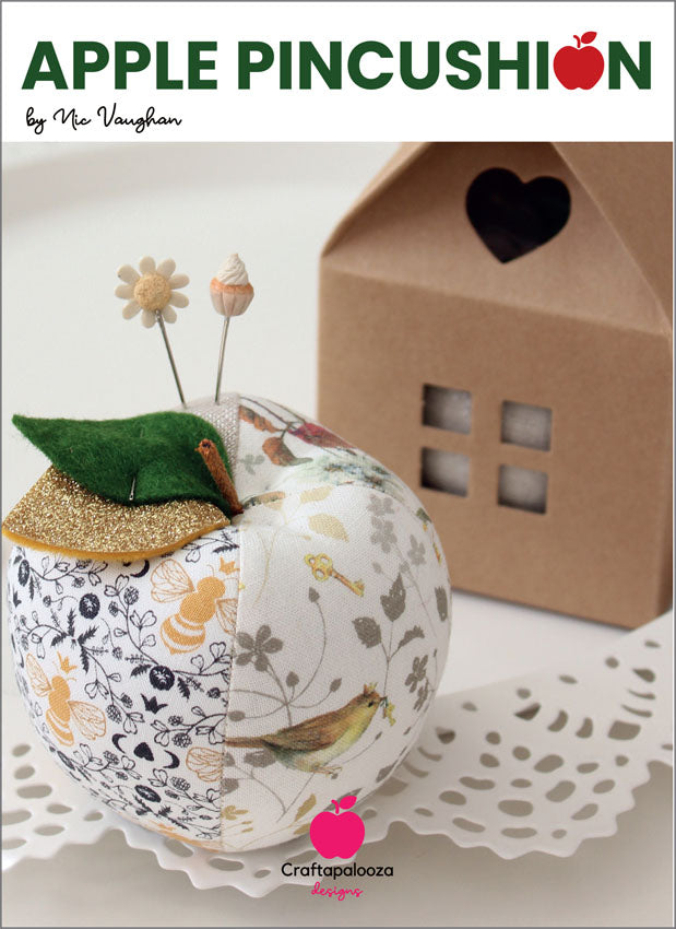 Liberty Apple Pincushion - kit in royal gala