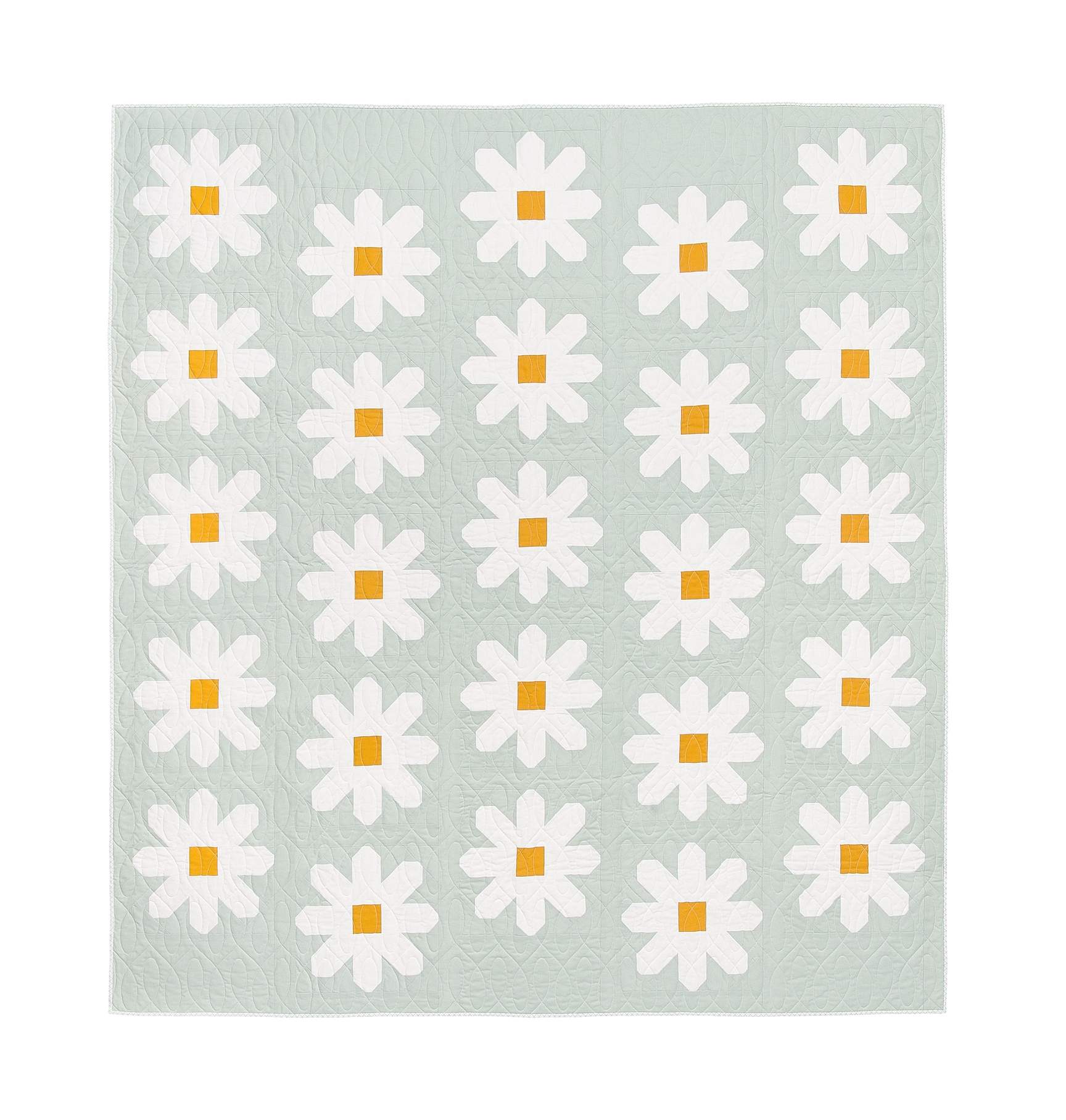 Fresh as a Daisy - Pen and Paper Patterns -  throw quilt kit