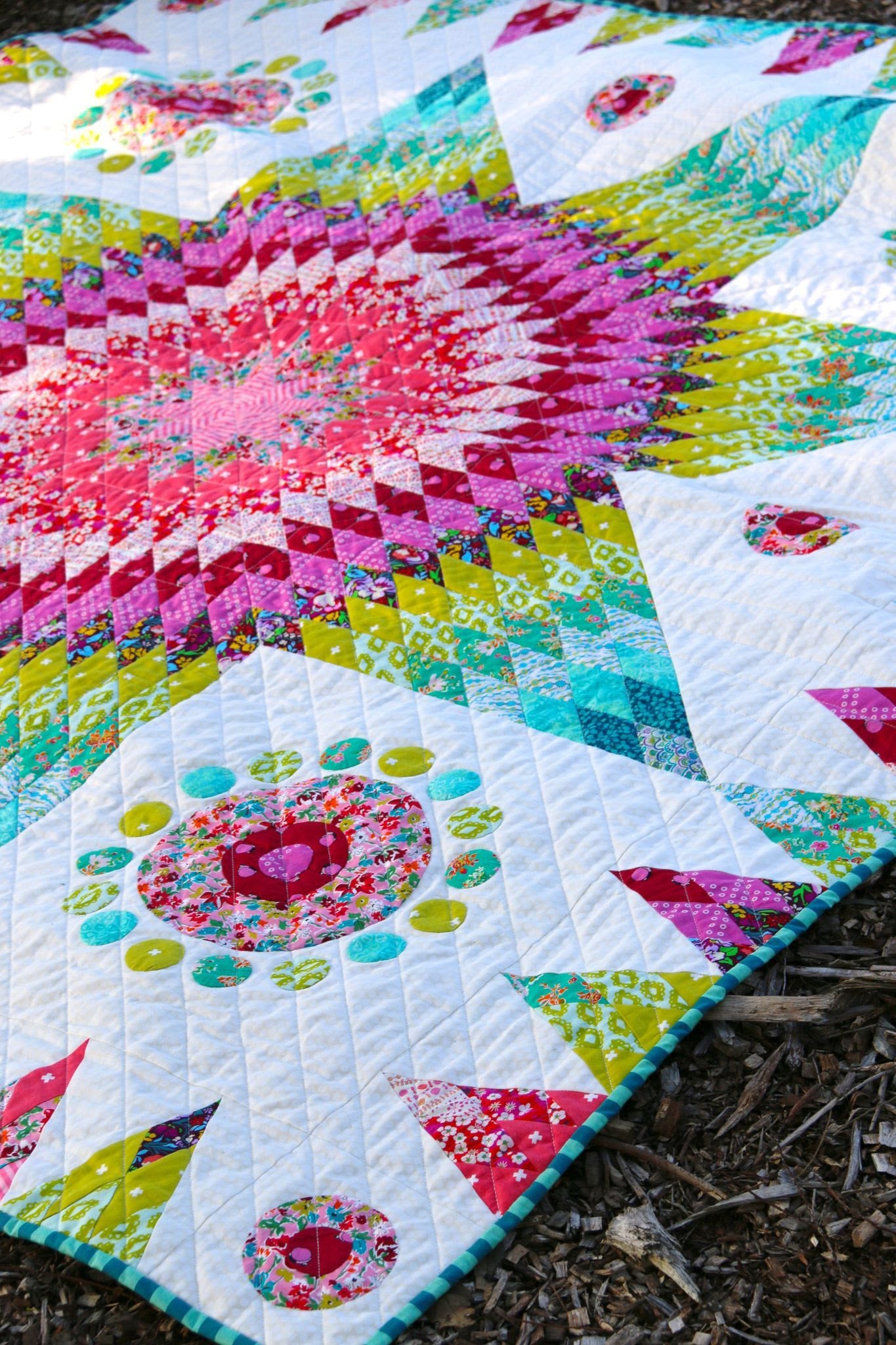 Emma Jean Jansen - Orbital Star Quilt pattern & template set