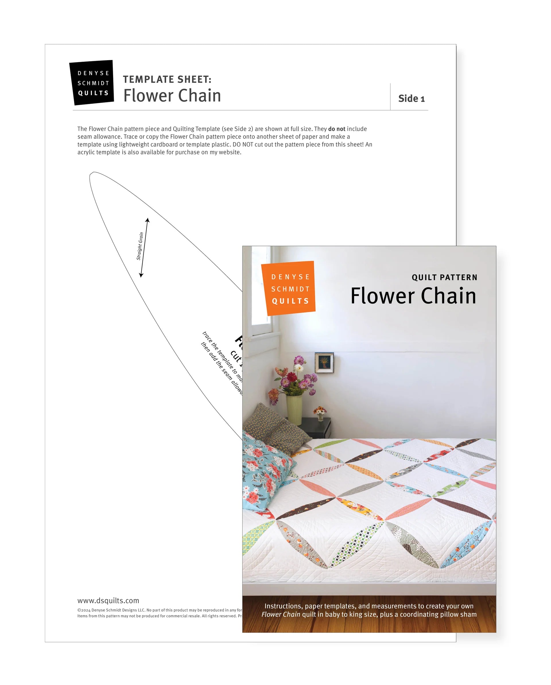 Flower Chain - Pattern & Template pack