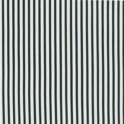 Sevenberry Cotton Printed Cloth - 1-8th inch stripe black
