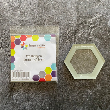 1.25-inch Hexagon Stamp